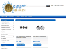 Tablet Screenshot of numismaticaneves.com.br